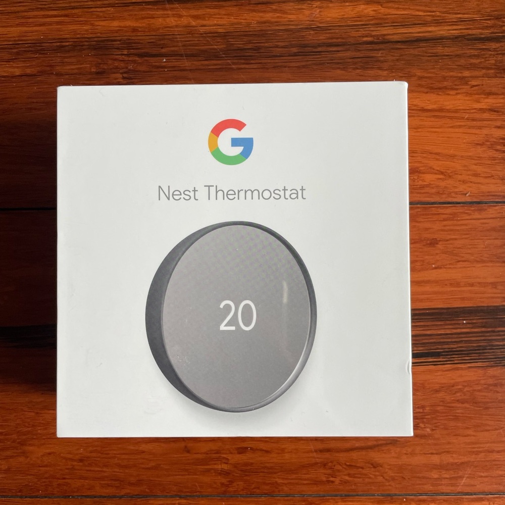 Google Nest Thermostat - Silver